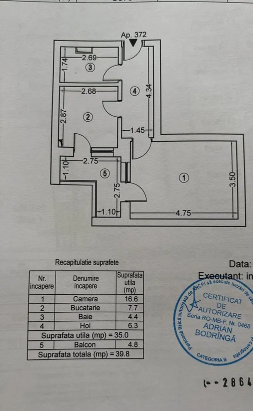 Lujerului Parcul Liniei garsoniera de vanzare 40 mp bloc 2021