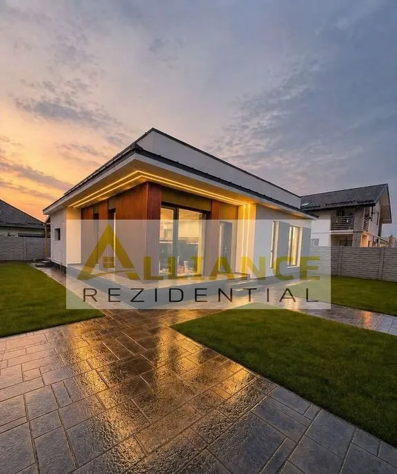 Casa 3 camere pod placa de beton incalzir