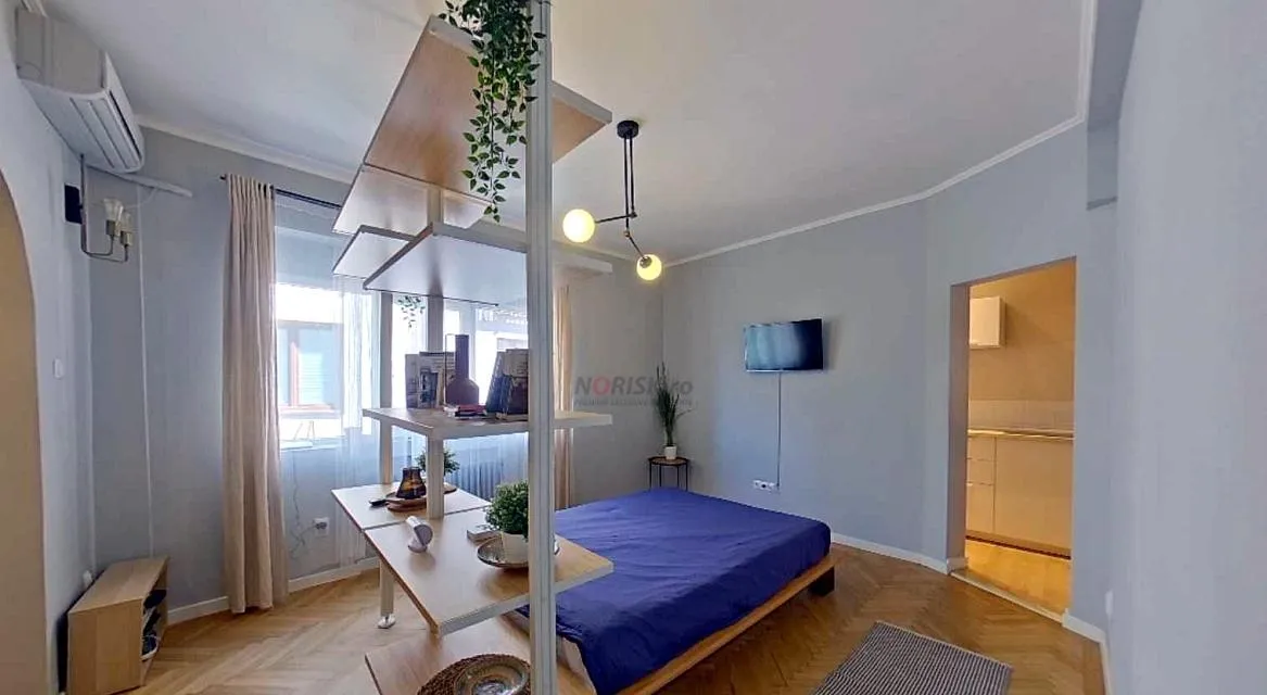 Constantin Kiritescu nr 25 central location architect designed studio Turnkey Airbnb investment