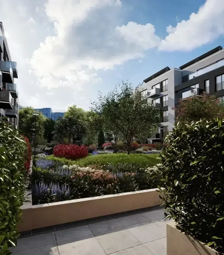 Mosilor Garsoniera cu gradina ansamblu nou finalizat Icon Garden
