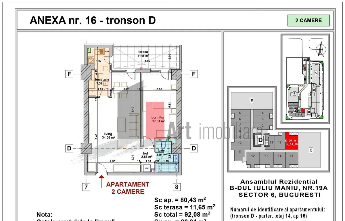 Lujerului apartament 2 camere loc de parcare subteran Smart Residence Lujerului