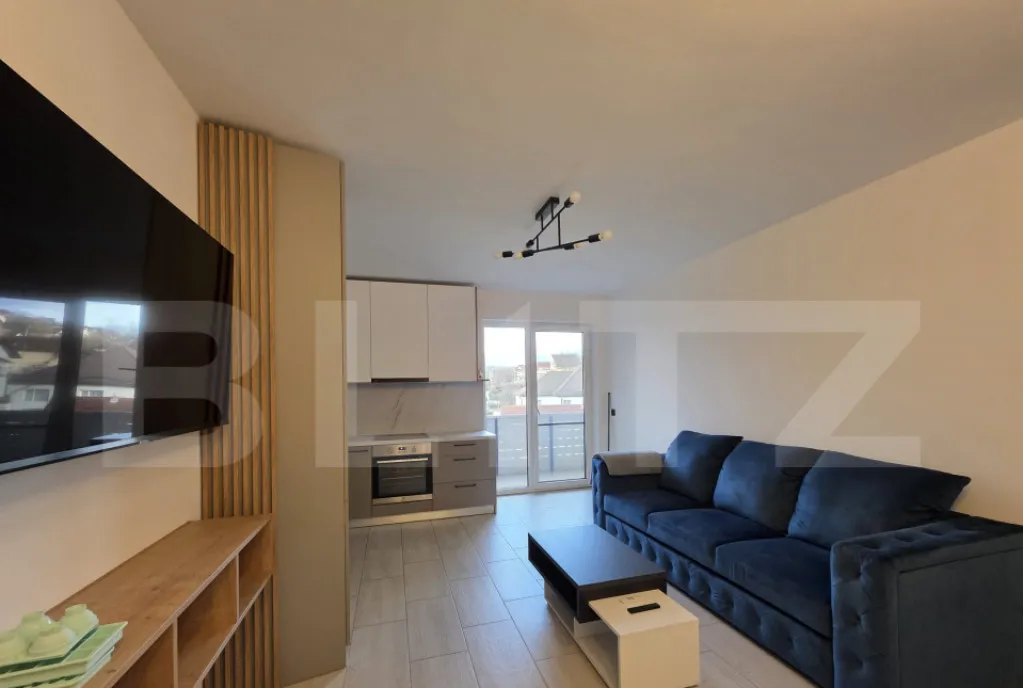 Apartament semidecomandat cu 2 camere mobilat Nufarul