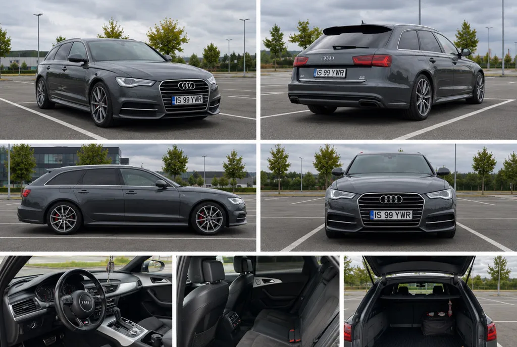 Audi A6 C7 S line 2015 190 CP ULTRA 16 300 eur