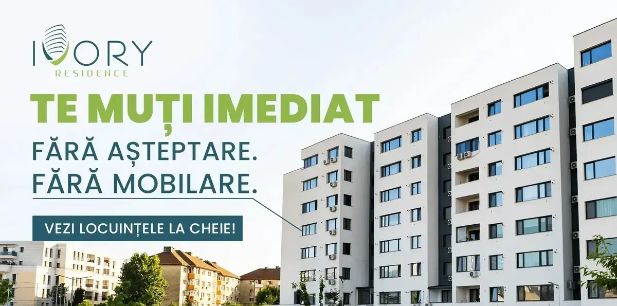 Pipera Apartament 2 camere mobilat 10 000 eur discount 0 comision Ivory Residence