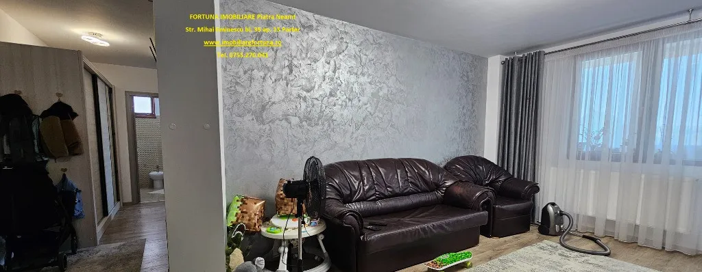 Apartament elegant 2 camere etaj 3 cu boxa loc parcare Cartier Tei
