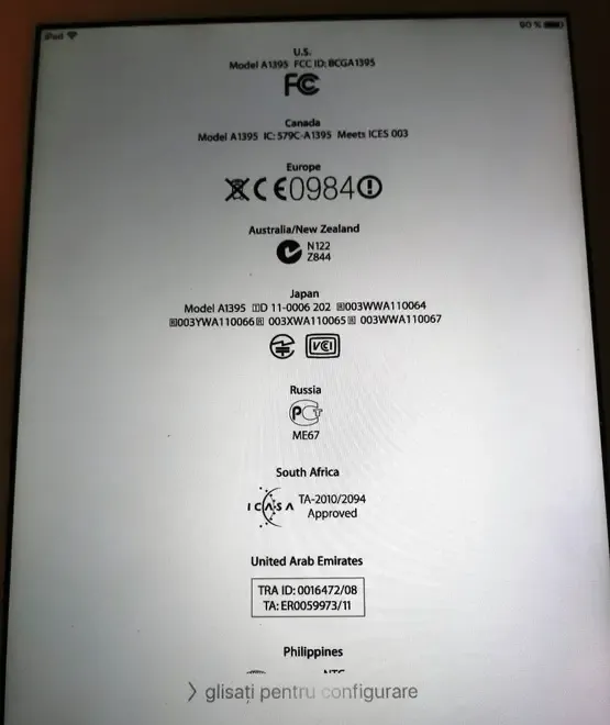 Tableta iPad Diagonala circa 26 cm Bucuresti