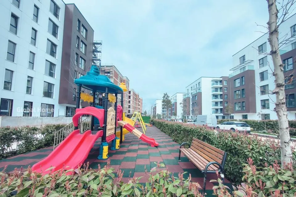 3 Rooms Terrace Parking mtm Residence Ron omv Pipera Ground Floor
