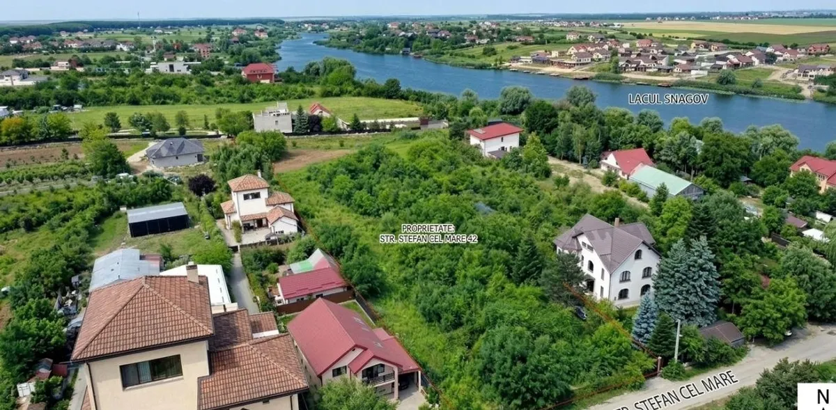 Snagov premium teren rezidential cu deschidere la lac Snagov